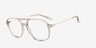 Vandermeer Gray MetalEyeglass Frames from EyeBuyDirect, Angle View