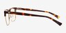 Fenwick Tortoise MetalEyeglass Frames from EyeBuyDirect, Side View