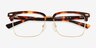 Fenwick Tortoise MetalEyeglass Frames from EyeBuyDirect, Closed View