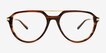 Grafton Brown MetalEyeglass Frames from EyeBuyDirect, Front View