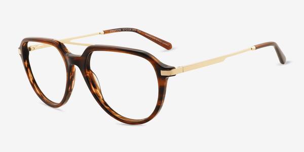Brown Grafton -  Metal Eyeglasses