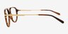 Grafton Brown MetalEyeglass Frames from EyeBuyDirect, Side View