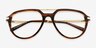Grafton Brown MetalEyeglass Frames from EyeBuyDirect, Closed View