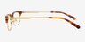 Ulrich Tortoise AcetateEyeglass Frames from EyeBuyDirect, Side View