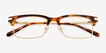 Ulrich Tortoise AcetateEyeglass Frames from EyeBuyDirect, Closed View