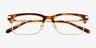 Ulrich Tortoise AcetateEyeglass Frames from EyeBuyDirect, Closed View