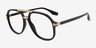 Lowen Black AcetateEyeglass Frames from EyeBuyDirect, Angle View