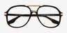 Lowen Black AcetateEyeglass Frames from EyeBuyDirect, Closed View