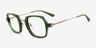 Sable Green AcetateEyeglass Frames from EyeBuyDirect, Angle View