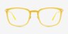 Clayton Yellow AcetateEyeglass Frames from EyeBuyDirect, Front View