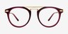 Alba Purple AcetateEyeglass Frames from EyeBuyDirect, Front View