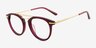Alba Purple AcetateEyeglass Frames from EyeBuyDirect, Angle View