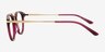 Alba Purple AcetateEyeglass Frames from EyeBuyDirect, Side View