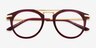 Alba Purple AcetateEyeglass Frames from EyeBuyDirect, Closed View