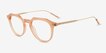 Chisle Brown AcetateEyeglass Frames from EyeBuyDirect, Angle View