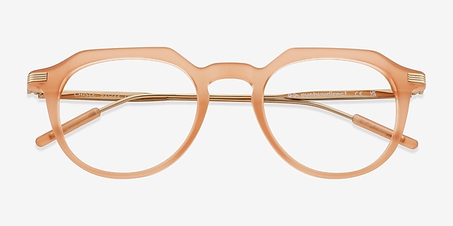 Chisle Brown AcetateEyeglass Frames from EyeBuyDirect, Closed View
