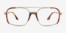 Lux Silver AcetateEyeglass Frames from EyeBuyDirect, Front View