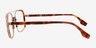Lux Silver AcetateEyeglass Frames from EyeBuyDirect, Side View