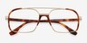Lux Silver AcetateEyeglass Frames from EyeBuyDirect, Closed View