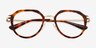 Jameson Tortoise AcetateEyeglass Frames d'EyeBuyDirect, Vue Rapprochée