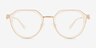 Jameson Pink AcetateEyeglass Frames from EyeBuyDirect, Front View
