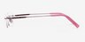 Cully Pink TitaniumEyeglass Frames from EyeBuyDirect, Side View