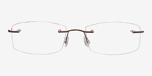 Delemont Brown Titanium Eyeglass Frames