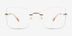Brimstone Gold MetalEyeglass Frames from EyeBuyDirect, Front View
