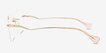 Brimstone Gold MetalEyeglass Frames from EyeBuyDirect, Side View