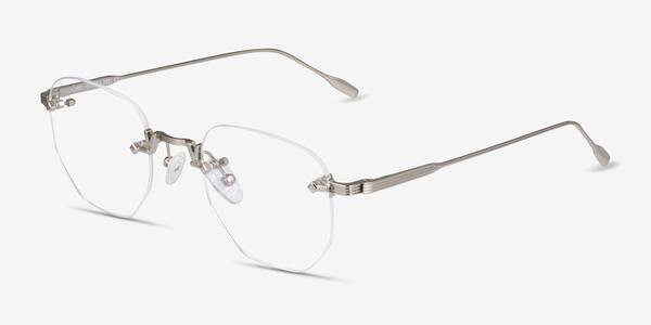 Argenté Gadsby -  Métal Lunettes de vue