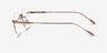 Gadsby Bronze MétalMontures de lunettes de vue d'EyeBuyDirect, Vue de Côté