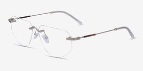 Artifact Doré Métal Montures de lunettes de vue d'EyeBuyDirect, Vue d'Angle