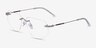 Artifact Gold MetalEyeglass Frames from EyeBuyDirect, Angle View