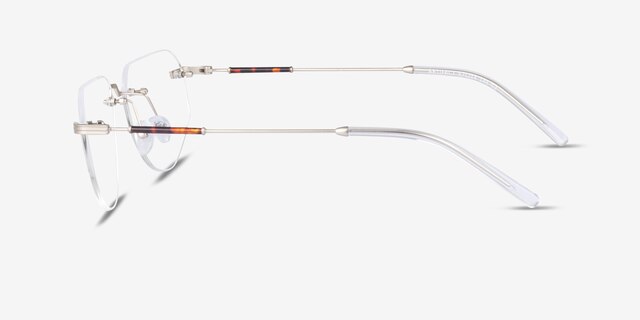 Artifact Gold MetalEyeglass Frames from EyeBuyDirect, Side View