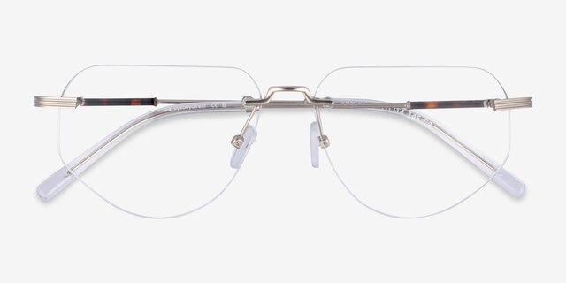 Artifact Gold MetalEyeglass Frames from EyeBuyDirect, Closed View
