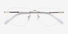 Artifact Gold MetalEyeglass Frames from EyeBuyDirect, Closed View