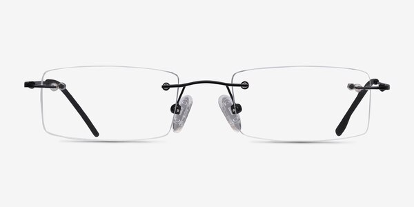 Billings Black Metal Eyeglass Frames