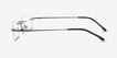 Billings Black MetalEyeglass Frames from EyeBuyDirect, Side View