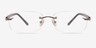 Vernon XXL Gunmetal MetalEyeglass Frames from EyeBuyDirect, Front View