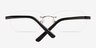 Vernon XXL Gunmetal MetalEyeglass Frames from EyeBuyDirect, Closed View