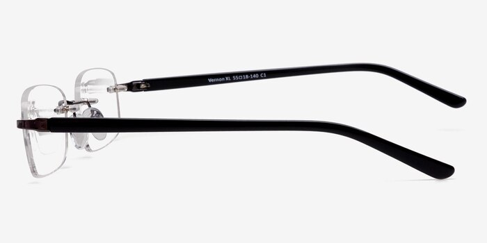 Vernon XL Gunmetal Acetate Eyeglass Frames from EyeBuyDirect