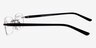 Vernon XL Gunmetal AcetateEyeglass Frames from EyeBuyDirect, Side View