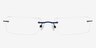 Dryden Blue & Black MetalEyeglass Frames from EyeBuyDirect, Front View
