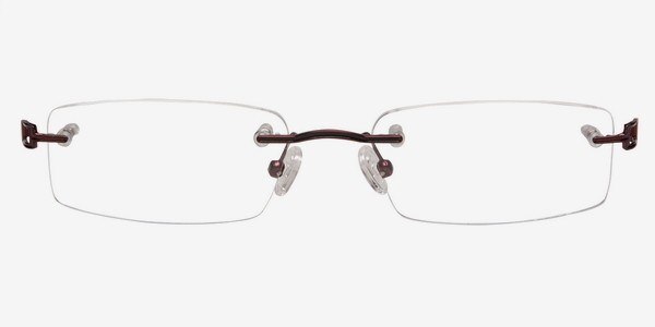 Ottawa Burgundy Metal Eyeglass Frames