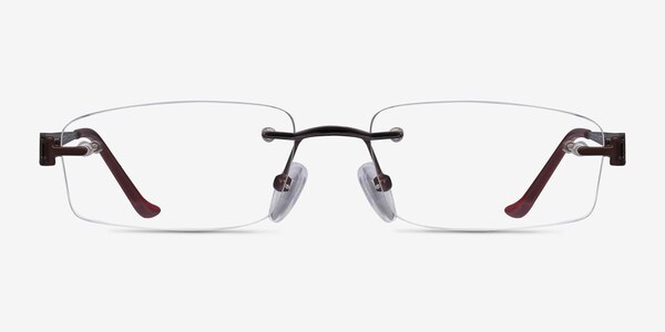 Ottawa Brown Metal Eyeglass Frames