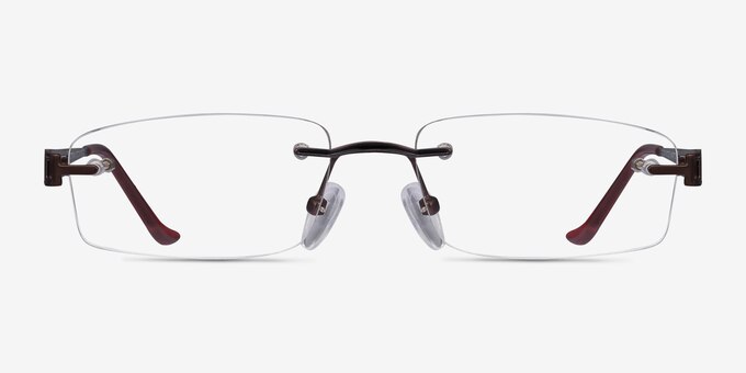 Ottawa Brown Metal Eyeglass Frames