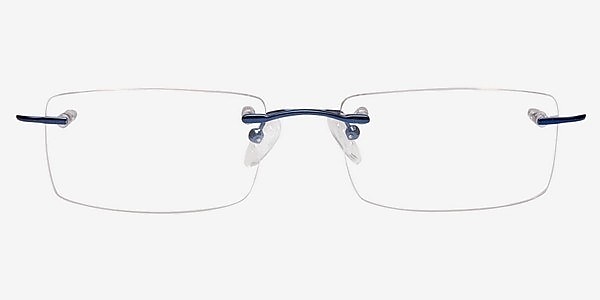 Pickering Blue Metal Eyeglass Frames