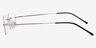 Chita Silver MetalEyeglass Frames from EyeBuyDirect, Side View