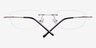 Chita Silver MetalEyeglass Frames from EyeBuyDirect, Closed View