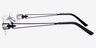 Halo Black MetalEyeglass Frames from EyeBuyDirect, Side View